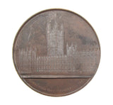 1862 Charles Barry Art Union Of London 60mm Medal - By Wiener