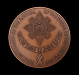 1987 Order Of The Thistle Tercentenary 63mm Bronze Medal - By The Royal Mint