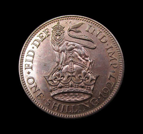 George V 1927 Proof Shilling - nFDC