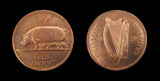 Ireland 1928 8 Coin Proof Set - Halfcrown to Farthing - Cased