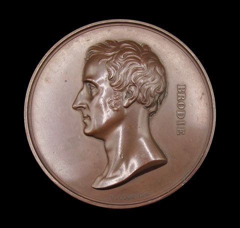 1841 Sir Benjamin Brodie 73mm Medal - By Wyon