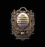 1936 National Association of Master Monumental Masons Past President Silver Badge