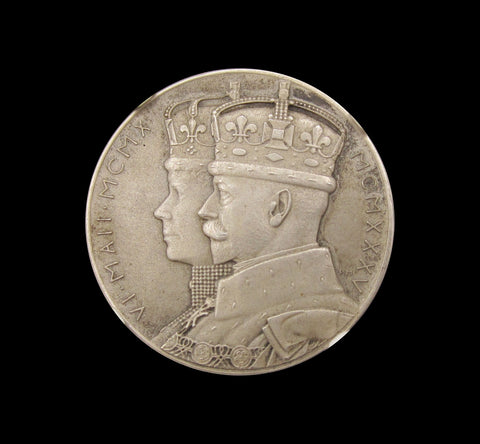 1935 George V Silver Jubilee 32mm Silver Medal - Matte Finish - MGC MS64