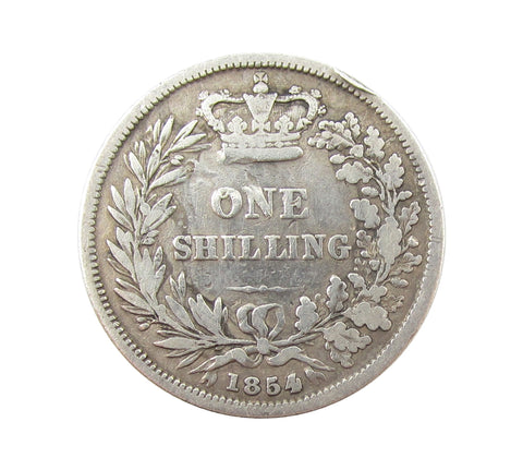 Victoria 1854 Shilling - Fine