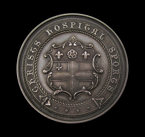 1911 Christ's Hospital Sports 45mm Silver Medal - Cased
