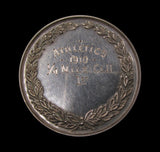 1911 Christ's Hospital Sports 45mm Silver Medal - Cased
