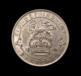 George V 1914 Sixpence - NEF