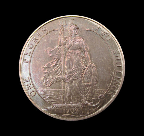 Edward VII 1902 Matt Proof Florin - EF