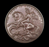 1892 London Polytechnic Exhibition 57mm Bronze Medal - By Restall