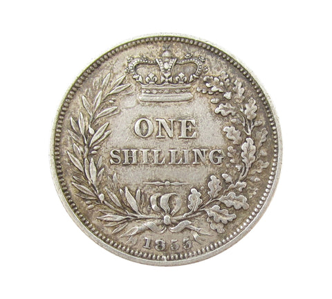 Victoria 1855 Shilling - GVF