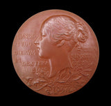 1897 Victoria Diamond Jubilee 56mm Bronze Medal - Cased