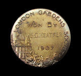 1937 George VI Coronation London Garden Society 35mm Silver Medal