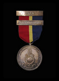 1923 Royal Marines Rifle Association 39mm Silver Medal - Cased