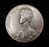 1911 George V Coronation 51mm Silver Medal - Cased
