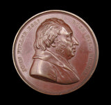 1834 John 'Mad Jack' Fuller Death 45mm Bronze Medal - By Wyon