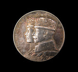 1935 George V Silver Jubilee 32mm Silver Medal - 'P' Mintmark