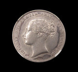 Victoria 1862 Shilling - NGC AU58