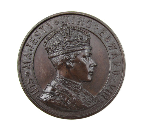 1937 Edward VIII Proposed Coronation 44mm Medal - Boxed