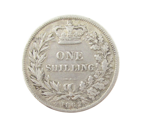 Victoria 1862 Shilling - NVF