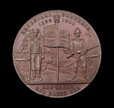 1900 South African War Transvaal Souvenir 38mm Bronze Medal - By Fenwick
