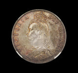 Victoria 1887 Florin - NGC MS63