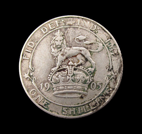 Edward VII 1905 Shilling - Fine