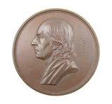 1854 John Flaxman Art Union Of London 56mm Medal - By Weigall