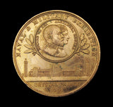 1901 Naval & Military Exhibition 38mm Gilt Medal