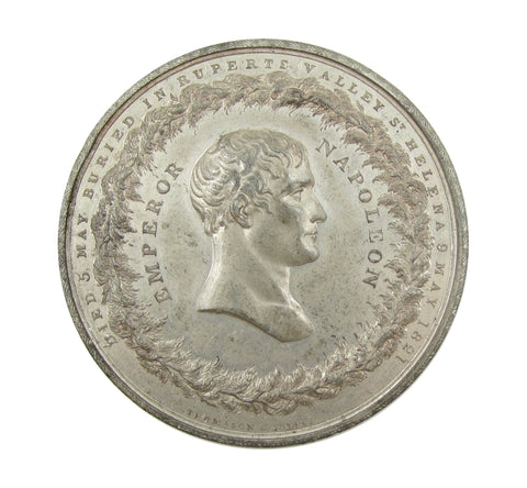 1821 Napoleon 54mm Tribute Medal By Thomason & Jones - Cased