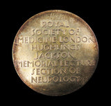 1987 Royal Society of Medicine Hughlings Jackson 58mm Silver Medal - By Metcalfe