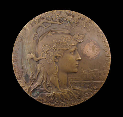 France 1900 Paris Universal Exposition 64mm Medal - By Chaplain