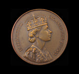 1953 Elizabeth II Coronation 32mm Bronze Medal - By Spink & Son