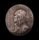 1656 James Ash MP for Bath Silver Uniface Medal - Cased