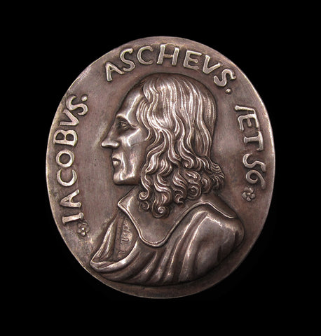 1656 James Ash MP for Bath Silver Uniface Medal - Cased