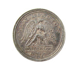 1815 Battle Of Waterloo 20mm Silver Medal