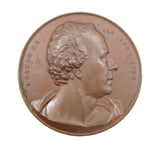 1864 John Bacon Art Union Of London 55mm Medal - By Wyon