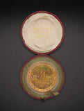 1896 Allied Trades Exhibition 48mm Gilt Medal - Cased