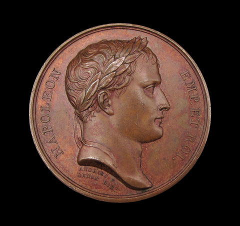France 1806 Napoleon Confederation of the Rhine 41mm Medal - By Andrieu