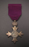 George VI O.B.E Order Of The British Empire Medal - Cased With Award Letter