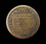 1846-1850 Set of 4 x Victorian Whist Counters In Hoyle's Box