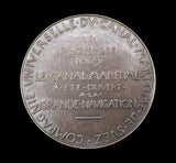 France 1869 Opening Of The Suez Canal 42mm Silver Medal - By Roty
