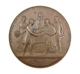 1885 Prince Albert Freedom City Of London 77mm Medal - By Adams