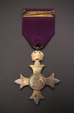 George VI O.B.E Order Of The British Empire Medal - Cased With Award Letter