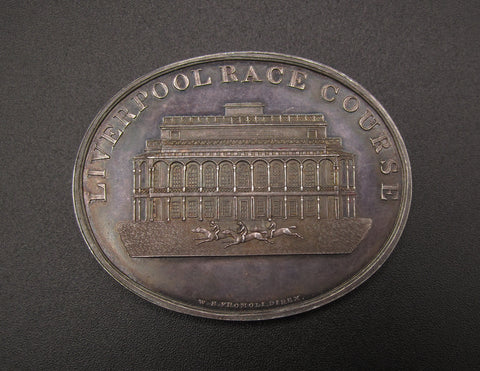 c.1830 Liverpool Race Course Silver Proprietor’s Ticket - By Halliday