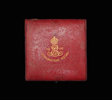 1902 Edward VII Coronation 55mm Silver Medal - Cased
