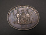 c.1830 Liverpool Race Course Silver Proprietor’s Ticket - By Halliday