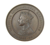 India 1883-84 Calcutta International Exhibition 51mm Medal - Cased