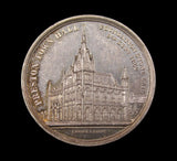 1862 Preston Guild 40mm Silvered Medal - By Moore