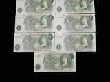 Bank Of England 11 x Consecutive Fforde £1 One Pound Notes - R53B 000001 - 000011