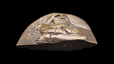 2012 British Art Medal Society 'Darcy With a Pet Hen' Medal - By Ronald Pennell